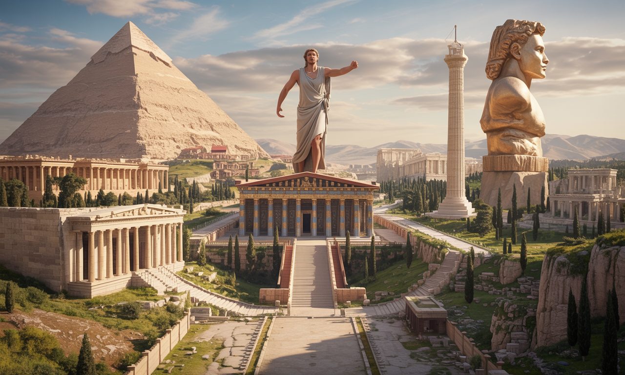 explorez les sept merveilles du monde et plongez dans un voyage fascinant à travers l'histoire, la culture et l'architecture emblématique.